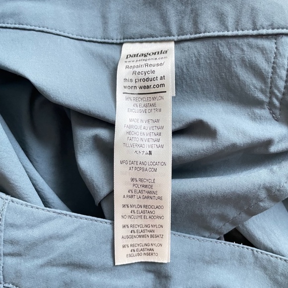 New Patagonia Men Hiking/Travel Grey Men's RPS Rock Pants - Regular Size 34 - Picture 10 of 11